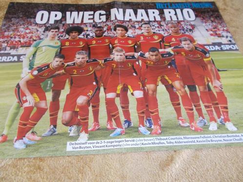 Voetbalposter, Verzamelen, Sportartikelen en Voetbal, Zo goed als nieuw, Poster, Plaatje of Sticker, Ophalen of Verzenden