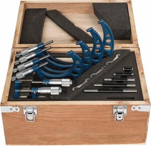 Analoge buiten micrometer set 0 tot 150 mm GRATIS VERZENDING, Auto diversen, Autogereedschap, Nieuw, Ophalen of Verzenden