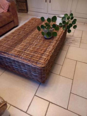 prachtige rotan salontafel  "Williams Collections" beschikbaar voor biedingen