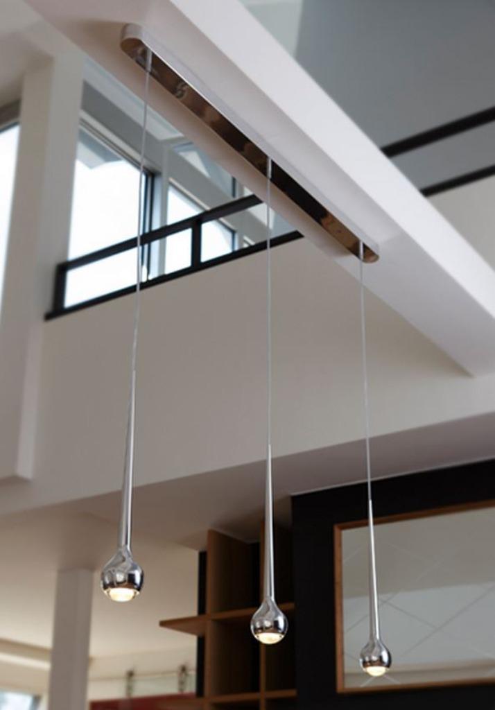 Hanglamp | Design | Tobias Grau - Falling Trace 3, Huis en Inrichting, Lampen | Hanglampen, Gebruikt, Metaal, Ophalen