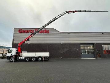 Mercedes-Benz Arocs 3646 L 8X4 + FASSI F545RA.2.26 XE-DYNAMI, Automaat, Euro 6, Electronic Stability Program (ESP), Wit