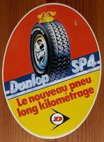 Vintage sticker Dunlop SP4 banden pneus tires retro, Comme neuf, Voiture ou Moto, Enlèvement ou Envoi