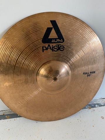 20” Paiste full ride beschikbaar voor biedingen