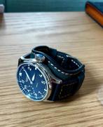 Glashutter Tradition Aviator Full Sett, Handtassen en Accessoires, Horloges | Antiek, Overige merken, Staal, Met bandje, Polshorloge
