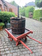 Antieke cider/wijnpers, Ophalen, Gebruikt