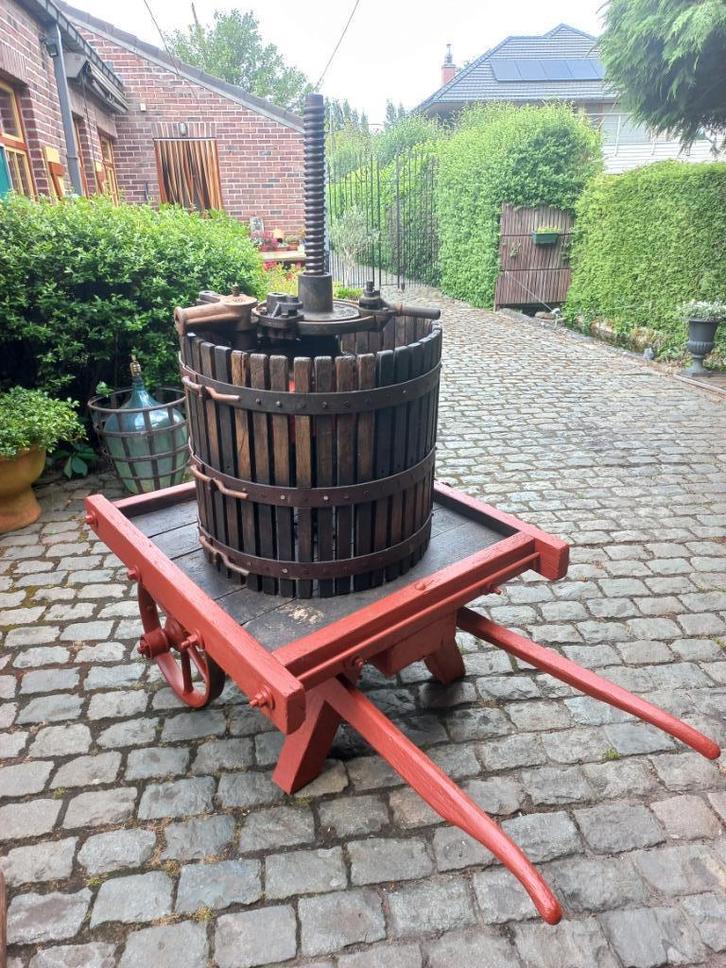 Antieke cider/wijnpers, Hobby en Vrije tijd, Overige Hobby en Vrije tijd, Gebruikt, Ophalen