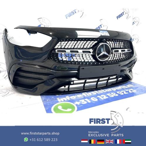 (W247) H247 GLA AMG LINE VOORBUMPER ZWART COMPLEET + DIAMOND, Auto-onderdelen, Carrosserie, Bumper, Mercedes-Benz, Voor, Gebruikt