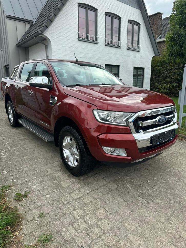 Ford Ranger 2.2, Auto's, Ford, Particulier, Ranger, Bluetooth, Diesel, Euro 5, SUV of Terreinwagen, 4 deurs, Automaat, Rood, Zwart