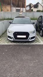 Audi a3 limousine 2.0 tfsi quattro 2018 (S-Line), Auto's, Automaat, 4 deurs, USB, Zwart