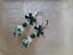 groene oorbellen, Ophalen of Verzenden, Gebruikt, Hangers