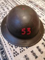 Helm Brits WO2, Verzamelen, Ophalen of Verzenden, Landmacht, Helm of Baret