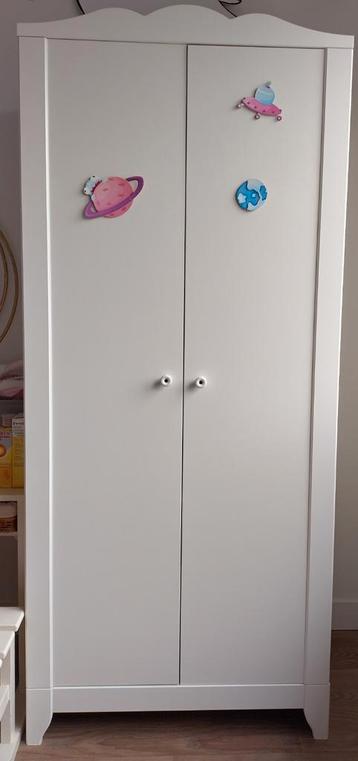 Armoire et commode pour enfants IKEA avec étagères et cintre, 105 cm ou plus, Enlèvement, Utilisé, 50 à 70 cm