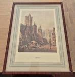 Oude gravure Gent (Gent), Antiek en Kunst, Ophalen of Verzenden