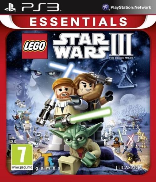 Lego Star Wars III (3) The Clone Wars Essentials, Games en Spelcomputers, Games | Sony PlayStation 3, Zo goed als nieuw, Avontuur en Actie