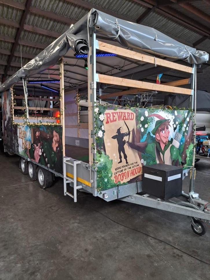 carnavalswagen / verhuiswagen / Eduard aanhangwagen te huur, Hobby & Loisirs créatifs, Hobby & Loisirs Autre, Neuf, Enlèvement