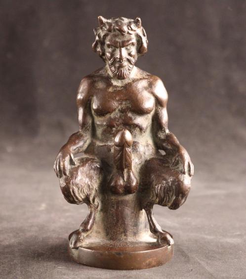 Antiek erotisch bronzen sculptuur, Antiek en Kunst, Kunst | Beelden en Houtsnijwerken, Verzenden