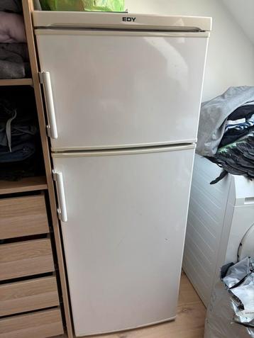 Koelkast / Frigo met diepvries Edy, Elektronische apparatuur, Koelkasten en IJskasten, Ophalen, Gebruikt, 120 tot 140 cm, 100 tot 150 liter