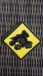 Quad strijk patch embleem - 68 x 68 mm, Motoren, Ophalen of Verzenden, Nieuw
