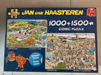 Jan van Haasteren 1x1000 en 1x1500, Hobby en Vrije tijd, Denksport en Puzzels, Gebruikt, Ophalen of Verzenden