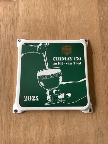 Chimay emaille plaat 