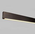 Design hanglamp met lijnlicht, Huis en Inrichting, Ophalen, Modern design. Strak, Zo goed als nieuw, Metaal