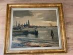 Schilderij Schelde en Antwerpen, Ophalen