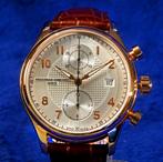 Frédérique Constant Runabout Chrono, Handtassen en Accessoires, Horloges | Heren, Overige merken, Leer, Staal, Polshorloge