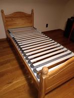 Houten bed 90 x 200 met boxspring BEKA, Ophalen, Gebruikt, 90 cm, Eenpersoons