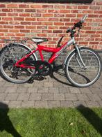 Rode tienerfiets, Fietsen en Brommers, Ophalen, 24 inch, Handrem, Minerva