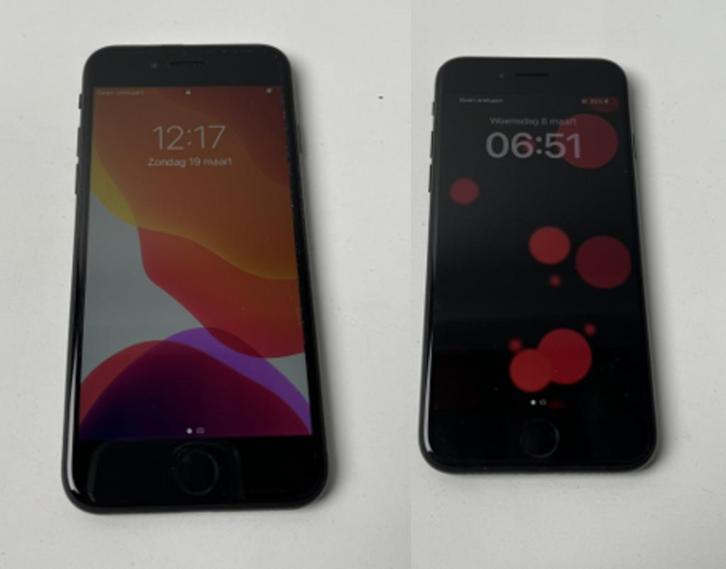 2x GSM iPhone SE 64GB Zwart, Telecommunicatie, Mobiele telefoons | Apple iPhone, Gebruikt, 64 GB, Zonder abonnement, Zonder simlock