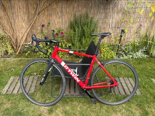 Triban 500 racefiets BTWIN carbon voorvork, Fietsen en Brommers, Fietsen | Heren | Sportfietsen en Toerfietsen, Gebruikt, Overige merken