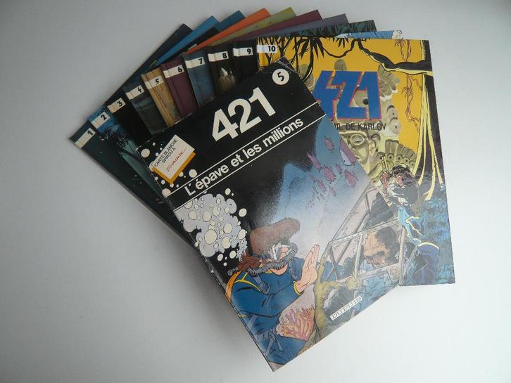 421 tomes 0 à 10 (EO tbe) de MALTAITE, Livres, BD, Utilisé, Série complète ou Série, Enlèvement ou Envoi