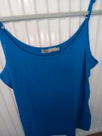 Blauw topje merk E5 mode te koop.M 42, Kleding | Dames, Topjes, Ophalen, Zo goed als nieuw, Blauw