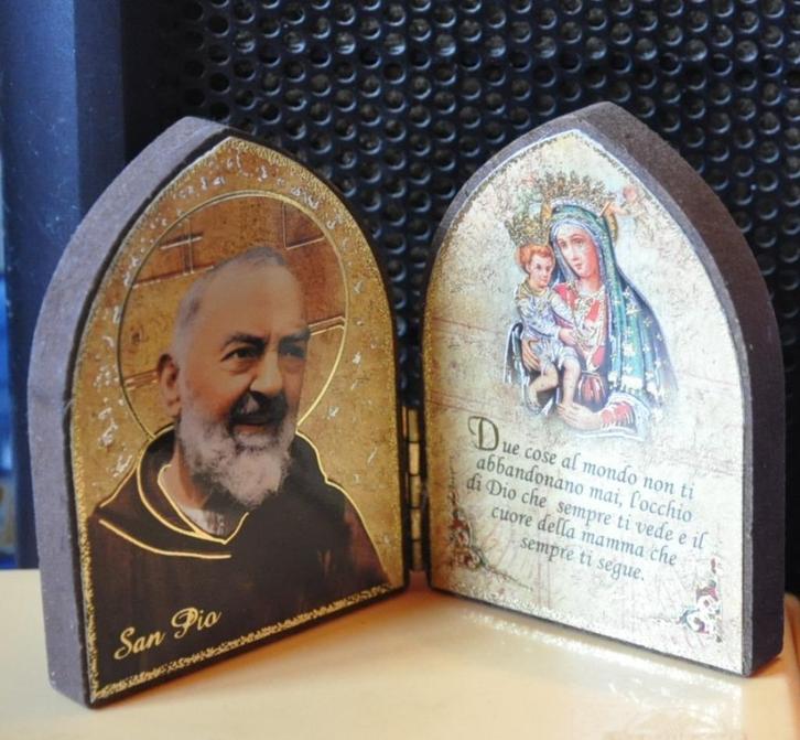 petit chapelle cadre de voyage frere minori cappuccini, Collections, Religion, Comme neuf, Christianisme | Catholique, Autres types