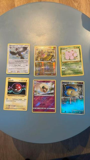 6 pokemon kaarten, Enlèvement ou Envoi, Neuf, Cartes en vrac