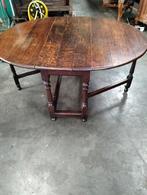 Antieke eiken Engelse klaptafel, Antiek en Kunst, Ophalen