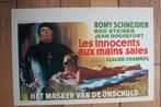 filmaffiche Romy Schneider les innocents aux... filmposter, Verzamelen, Rechthoekig Liggend, Ophalen of Verzenden, Zo goed als nieuw