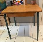 Bureau vintage pour enfants de France Wood Metal School Desk, Maison & Meubles, Bureaux, Enlèvement, Utilisé, Bureau