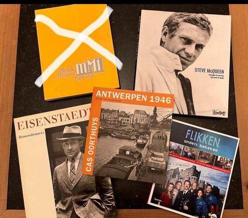 Boeken Steve McQueen, Eisenstaedt, Flikken, Antwerpen 1946, Boeken, Film, Tv en Media, Zo goed als nieuw, Ophalen of Verzenden
