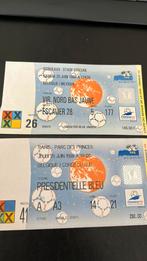 2 kaarten WK Frankrijk 1998, Verzamelen, Sportartikelen en Voetbal, Verzenden, Gebruikt, Overige typen