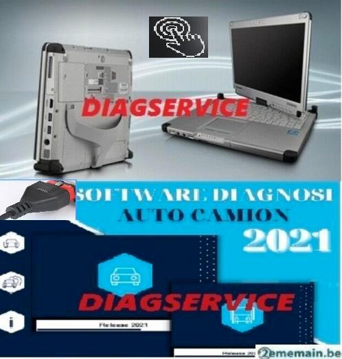 HYBRIDE 2-1 DIAGNOSTIC AUTO AUTOCOM 2021 PANASONIC RUGGED i5, Auto diversen, Autogereedschap, Zo goed als nieuw, Ophalen