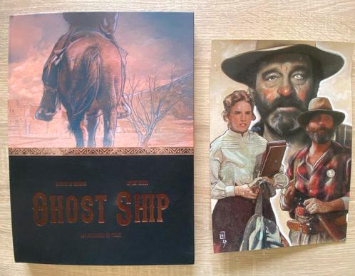 Ghost Ship tirage tête + dessin original Le Henanff, Livres, BD, Comme neuf
