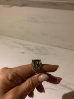 Zilver kleurige cocktail ring, Comme neuf, Enlèvement ou Envoi, Argent