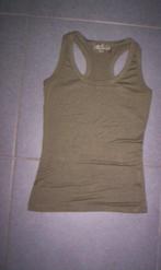 Millenium : nieuw khaki groen topje smallere rug , mt S, Kleding | Dames, Nieuw, Groen, Millenium, Ophalen of Verzenden