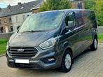 FORD TRANSIT CUSTOM 2.0TDCI 131 pk Lang Chassis Euro 6 Clim, Auto's, Voorwielaandrijving, Stof, 1995 cc, 96 kW