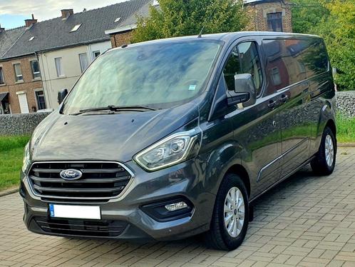 FORD TRANSIT CUSTOM 2.0TDCI 131 pk Lang Chassis Euro 6 Clim, Auto's, Bestelwagens en Lichte vracht, Particulier, ABS, Achteruitrijcamera