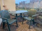Gratis tuintafel met twee stoelen, Tuin en Terras, Kunststof, Gebruikt, Eettafel, Tuinset
