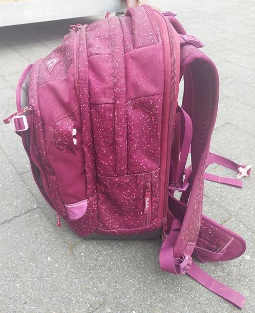 Boekentas, Bijoux, Sacs & Beauté, Sacs | Cartables, Comme neuf, Porte-documents ou Cartable, Violet, Enlèvement