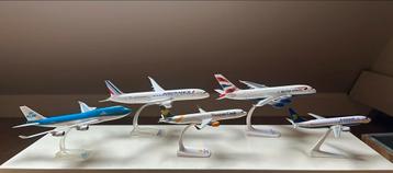 5 modelvliegtuigen 1:200/1:250 PPC