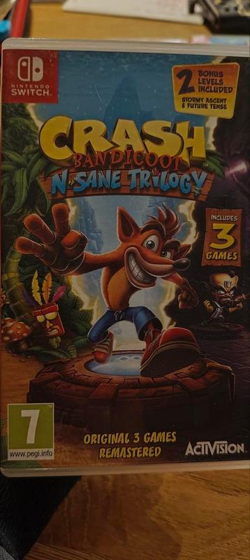 Crash Bandicoot N. Sane Trilogy, Nintendo Switch beschikbaar voor biedingen